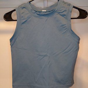 Paragon Fitwear Columbia Crop Top in a Dusty Teal Sz M